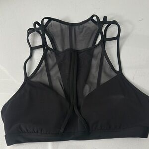 Reebok Black Mesh Sports Bra